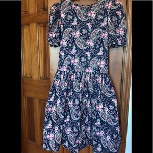 Vintage 1980s Floral Dress